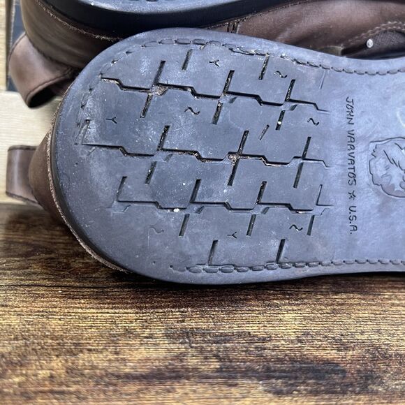 John Varvatos Star USA Hipster Chukka Boots Mens Shoes Brown Leather Mens 9 main image 10